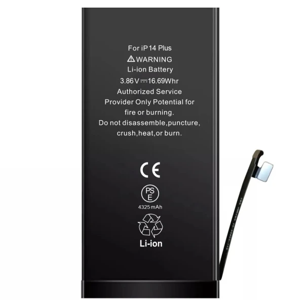 Apple iPhone 14 Plus Batteri – Diagnosable iPhone 14 Plus - Batteri Diagnosable