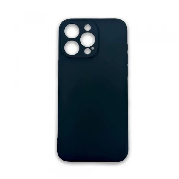 iPhone 16 Pro MAX Back CASE Silicon Cover - sort iPhone 16 Pro MAX Back CASE Silicon Cover - sort