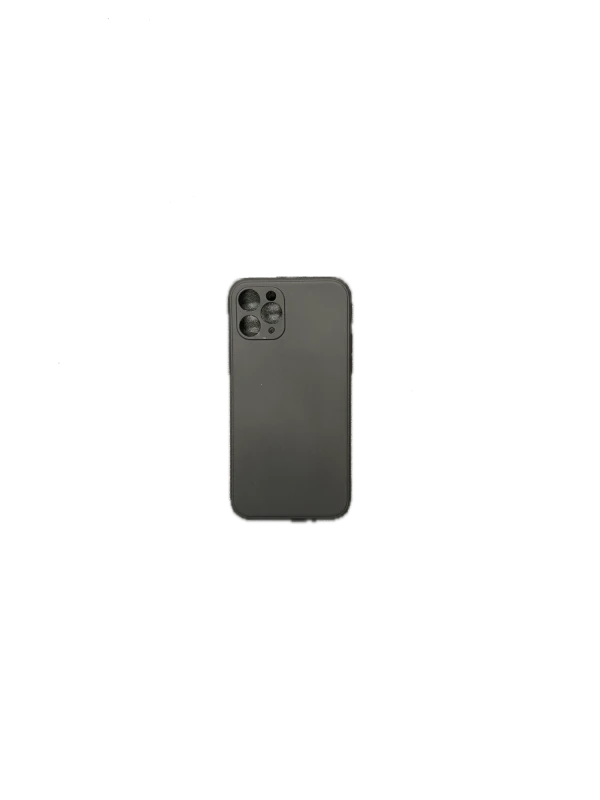 iPhone 11 Pro BACK CASE MATT - Sort iPhone 11 Pro BACK CASE MATT - Sort