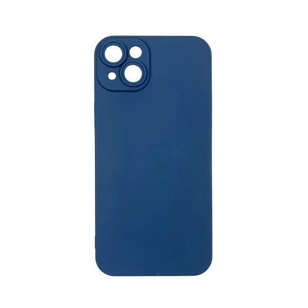 iPhone 15 Plus Back case matt - mørk blå