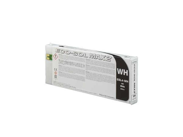 Eco-sol Max 2 220ml Blækpatron - Hvid - Original Roland BN-20 Eco-sol Max 2 - 220ml - Hvid