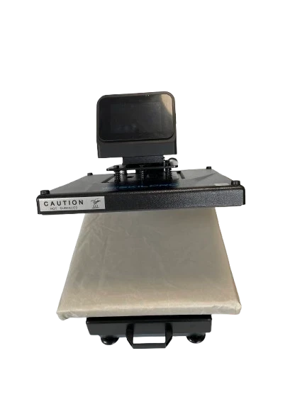 DEMOMODEL - Automatisk varmepresser med rulleplade og slide over- 38cm x 38cm