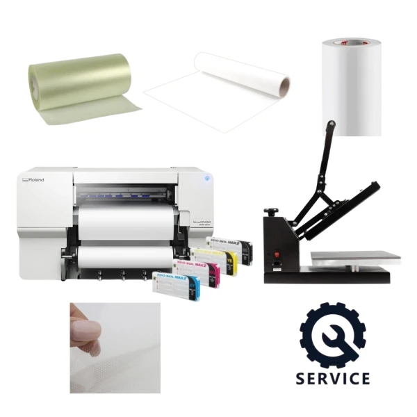 Industriel pakke med Roland BN2-20A til skilte- og tekstiltryk