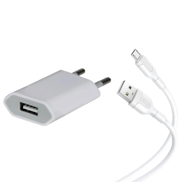 Kabel og adapter pakke 5W - USB-A til Mikro USB - Android
