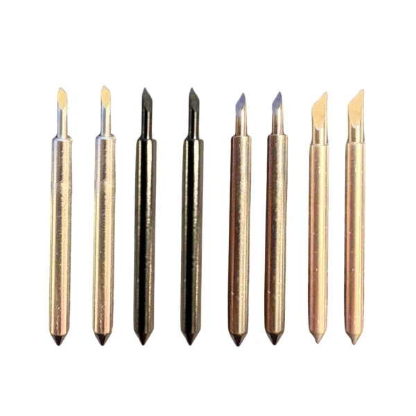 Komplet Knivpakke, indeholdende 2stk. Standard knive + 2stk. Detalje knive + 2stk. Sandbl&aelig;snings knive + 2stk. Refleksfolie kniv