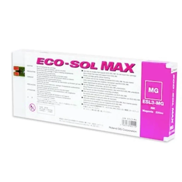 Eco-sol Max 220ml Magenta Blækpatron Til Roland BN-20 & BN-20A Eco-sol Max - 220ml - Magenta