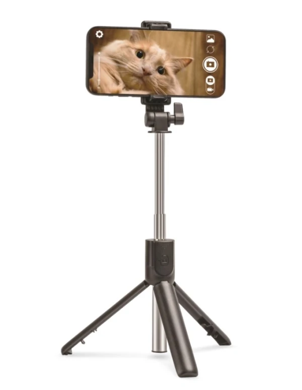 Setty Bluetooth selfie-stick med tripod og justerbar mobilholder