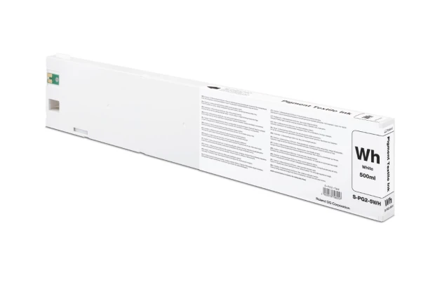 Roland - Direct-to-film blæk - S-PG2-5WH - 500ml - Hvid - Original blækpatron til Roland TY-300 Roland - Direct-to-film blæk - S-PG2-5WH - 500ml - Hvid