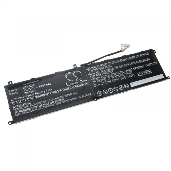 Bestillingsvare, 15.2V 82,5Mh kvalitets lithium ion batteri til B&aelig;rbar computer