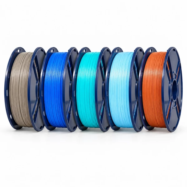 SKILPRO - PLA++ Filament pakke 1,75 mm - Grey, Pink Blue, Sappire Green, Red Copper og Blue - 5 x 1 kg SKILPRO - PLA++ Filament pakke 1,75 mm - Grey, Pink Blue, Sappire Green, Red Copper og Blue - 5 x 1 kg