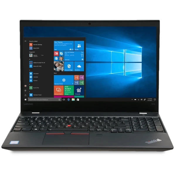 Billig Lenovo ThinkPad T570 – Køb genbrugt hos Datamarked.dk Lenovo ThinkPad T570 15" - Intel i5 6300U 2,4GHz 256GB NVMe 8GB Win10 Pro - Grade B