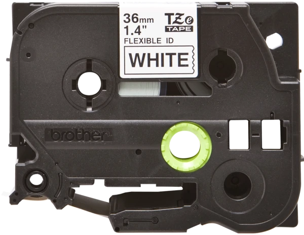 Brother original TZe-FX261 tape – sort tekst på hvid, fleksibel kabeltape, 36 mm bred Brother original TZe-FX261 tape – sort tekst på hvid, fleksibel kabeltape, 36 mm bred