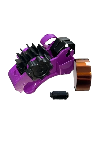 Kraftig Tape dispenser til 30mm ruller incl. 1 rulle varmebestandig tape Kraftig Tape dispenser til 30mm ruller incl. 1 rulle varmebestandig tape