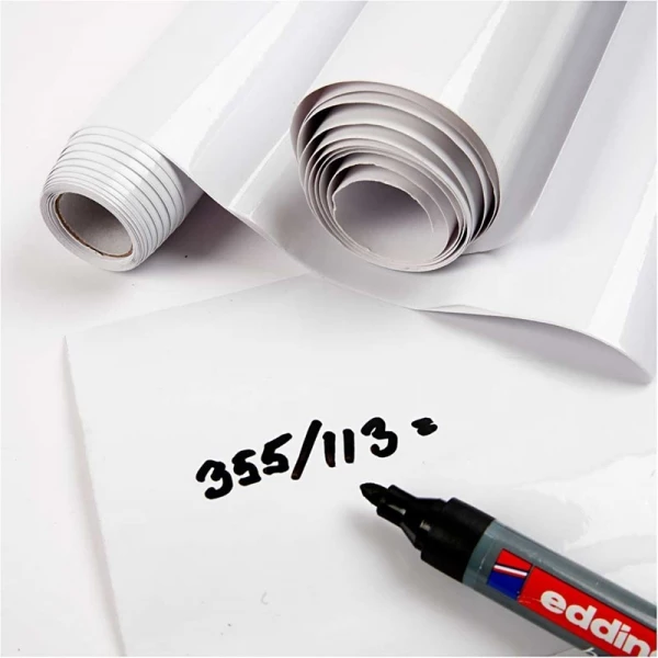 White Board Folie - Hvid Blank White Board Folie - Hvid Blank