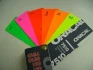Fluorescerende folie rødorange 63 cm x 6 m