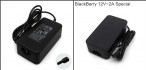 Blackberry 24W 12v 2A strømforsyning med 5.5mm x 2.5mm Special stik - Original