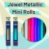 SkilPro SUPERIOR 9500 Jewel Metallic 95JSI Silver Folie Mini Rolls
