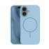 iPhone 16 Magsafe Case Silicon Thin - light blue