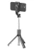Devia sort tripod selfie-stick med 360 graders mobilholder og Bluetooth fjernbetjening