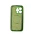 iPhone 15 Pro Magsafe invisible silicon back cover  - pistachio
