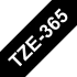 Brother original TZe365 tape – hvid tekst på sort, 36 mm bred