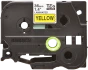 Brother original TZe-661 tape – sort tekst på gul, 36 mm bred