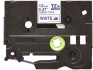 Brother original TZe-FA3 stoftape &ndash; bl&aring; p&aring; hvid, 12 mm bred