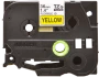 Brother original TZe-FX661 tape – sort tekst på gul, fleksibel kabeltape, 36 mm bred